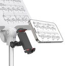 KraftGeek Concerto Combo Kit with Music Stand, Carrying Bag, Device Holder, and LumiLight (White)