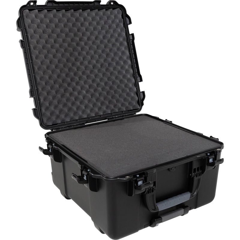 Gator Waterproof Case with Diced Foam Insert (Black, 21.5 x 12.5 x 11.6")