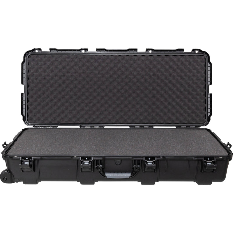 Gator Waterproof Case with Cubed Foam Insert (Black, 44.6 x 13.6 x 12.5")