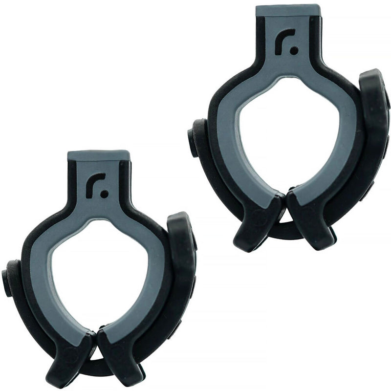 Radius RAD Universal Mic Clips (Dark Grey, Pair)