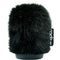 Radius Nimbus Fur Windshield for 0.74 to 0.86" Diameter Shotgun Microphones (Black, 4.7")