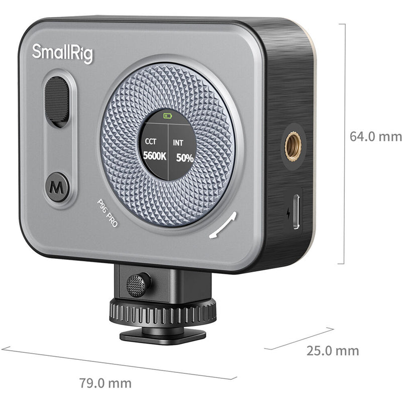 SmallRig Vibe P96 Pro Mini LED Video Light (Black)