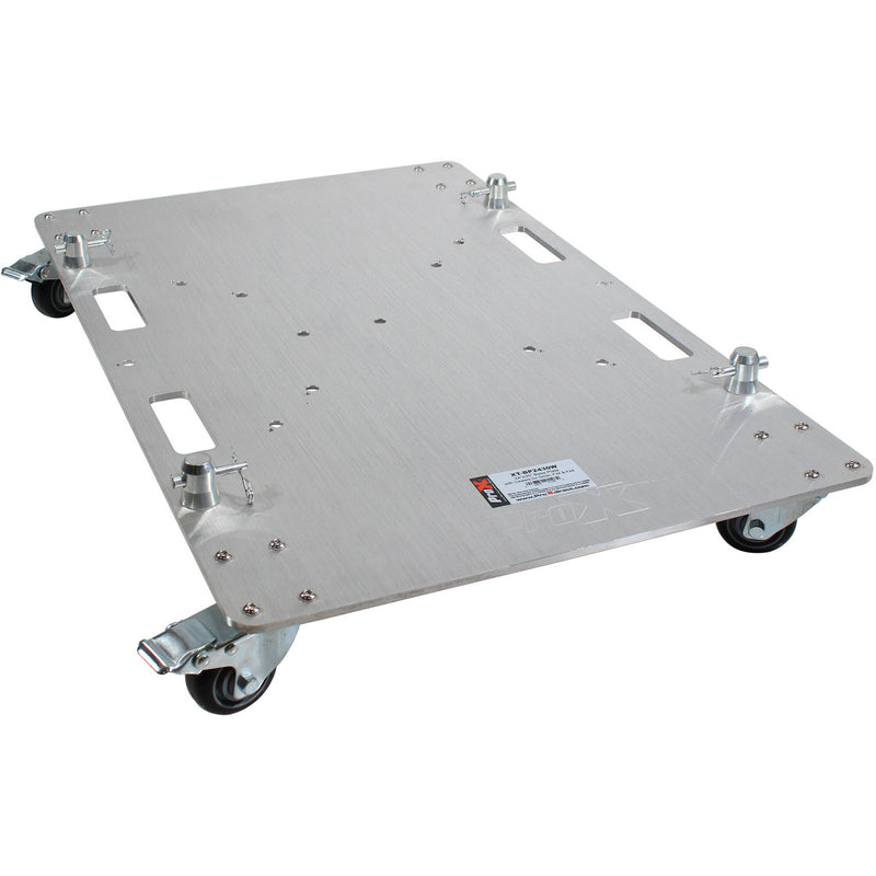 PROX Rolling Base Plate for Modular Truss Systems (Silver, 24 x 30")