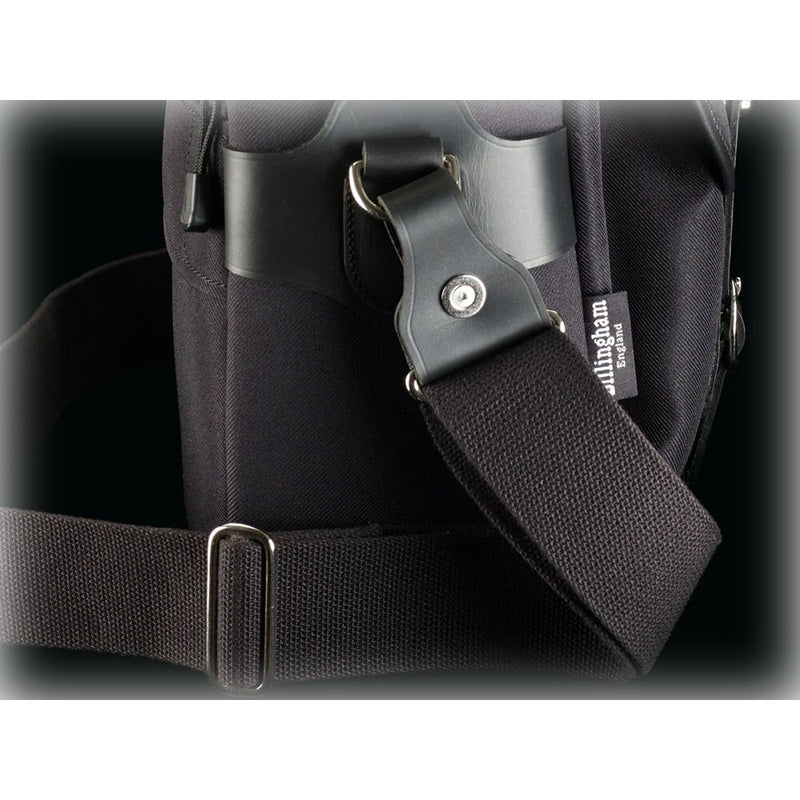 Billingham H1 Shoulder Sling/Strap (Black Webbing / Black Leather Attachments)