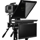 Prompter People Q-Gear Qpro  17" 400 NIT HDMI 3G-SDI Teleprompter and 18.5" 3G-SDI HDMI RGB IPS Talent Monitor