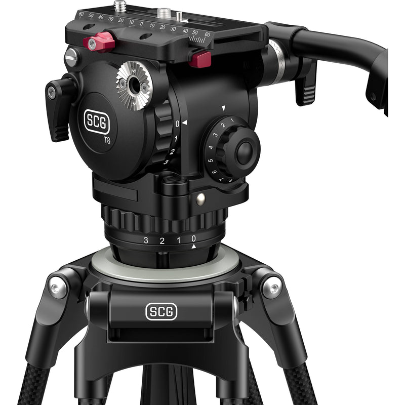 SCG T8 StediFast HD Carbon Fiber Tripod System