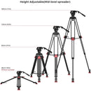 SCG T8 StediFast HD Carbon Fiber Tripod System