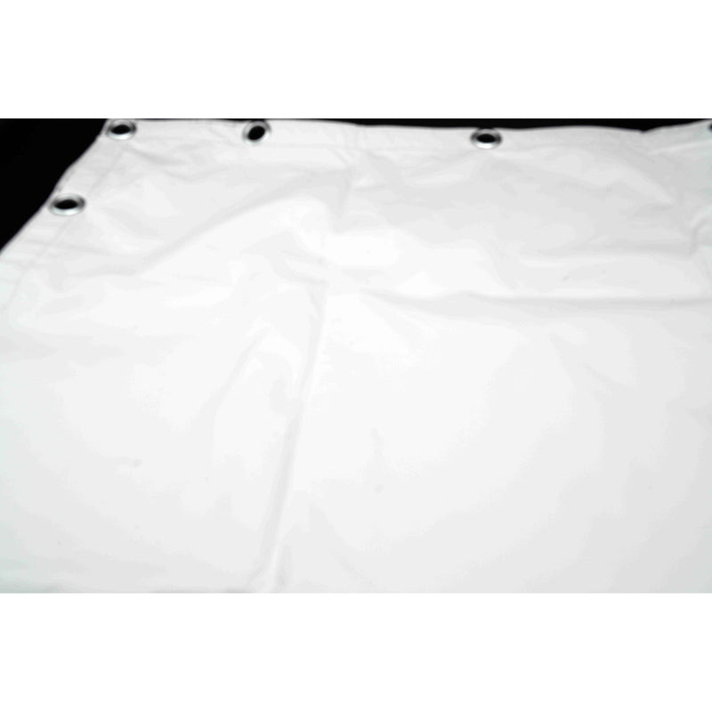 CineGearFactory Ultra Bounce Overhead Fabric (White/Black, 8 x 8')