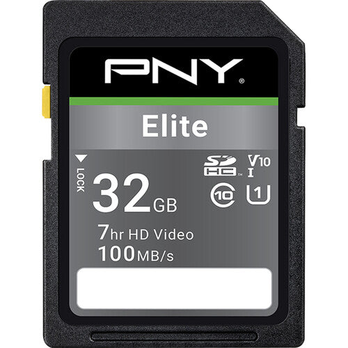 PNY 32GB Elite UHS-I SDHC Memory Card (2-Pack)