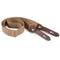 Billingham HP Shoulder Sling Strap (Khaki Webbing / Chocolate Leather)