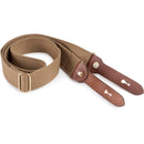 Billingham HP Shoulder Sling Strap (Khaki Webbing / Tan Leather)