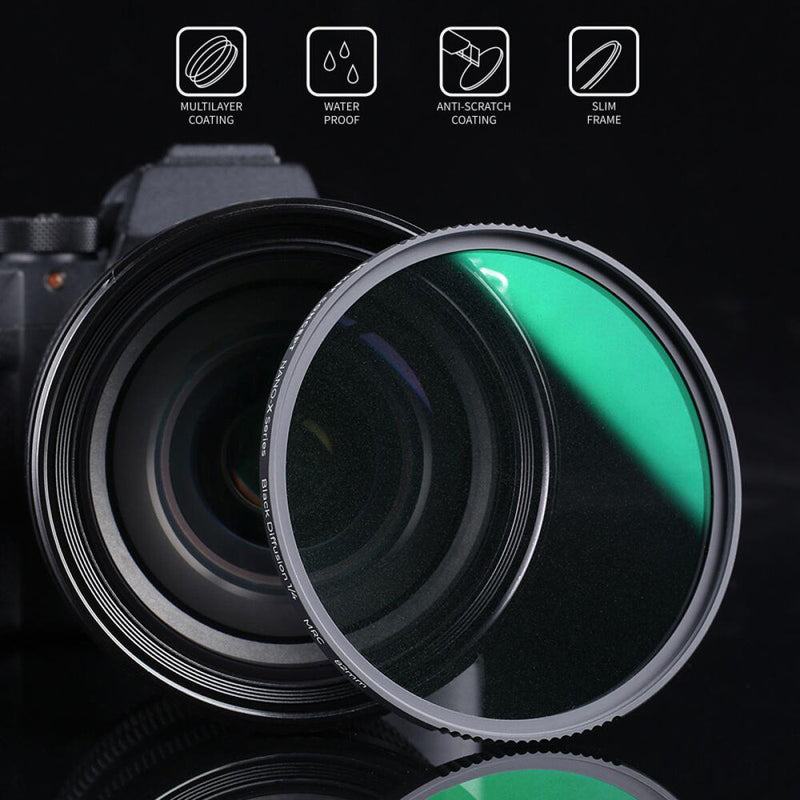 K&F Concept Nano-X Series Black Diffusion Filter (49mm, Grade 1/4)