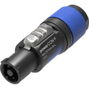 Neutrik NAC3FXXA-W-L powerCON Lockable Power Connector (Blue)