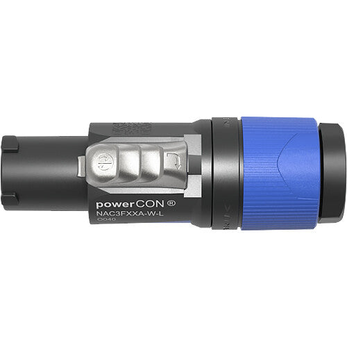 Neutrik NAC3FXXA-W-L powerCON Lockable Power Connector (Blue)