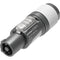 Neutrik NAC3FXXB-W-L powerCON Lockable Power Connector (Gray)