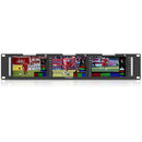 FeelWorld T51 PLUS-H Triple 5.5" 4K HDMI Rackmount Monitor