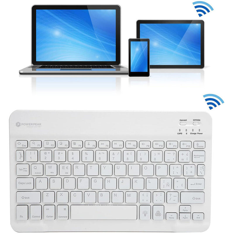 PowerPeak Mini Tablet Wireless Keyboard