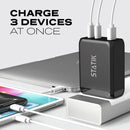 Statik 65W GaN 3-Port USB Wall Charger