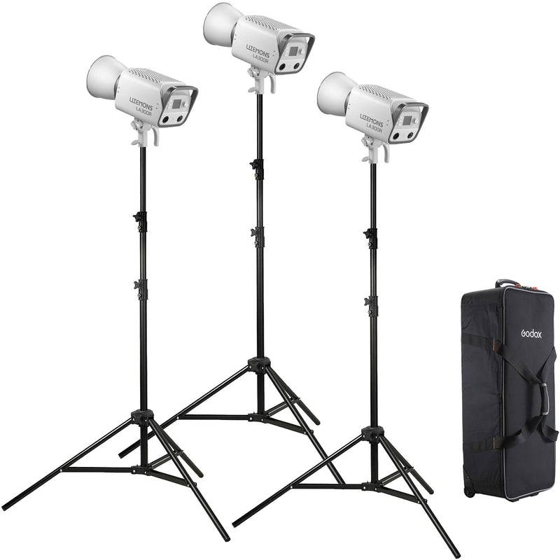 Godox Litemons LA300R RGB LED Monolight (3-Light Kit)