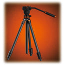 Geekoto MCTV 3K Professional DV Carbon Fiber Travel Tripod with Pro Max DV Head (21 to 64" Height)