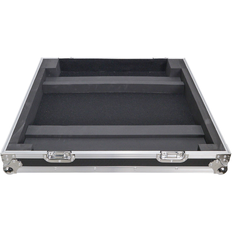 ProX ATA-Style Flight Case for Yamaha DM7 Compact + Extension Console (Silver on Black)