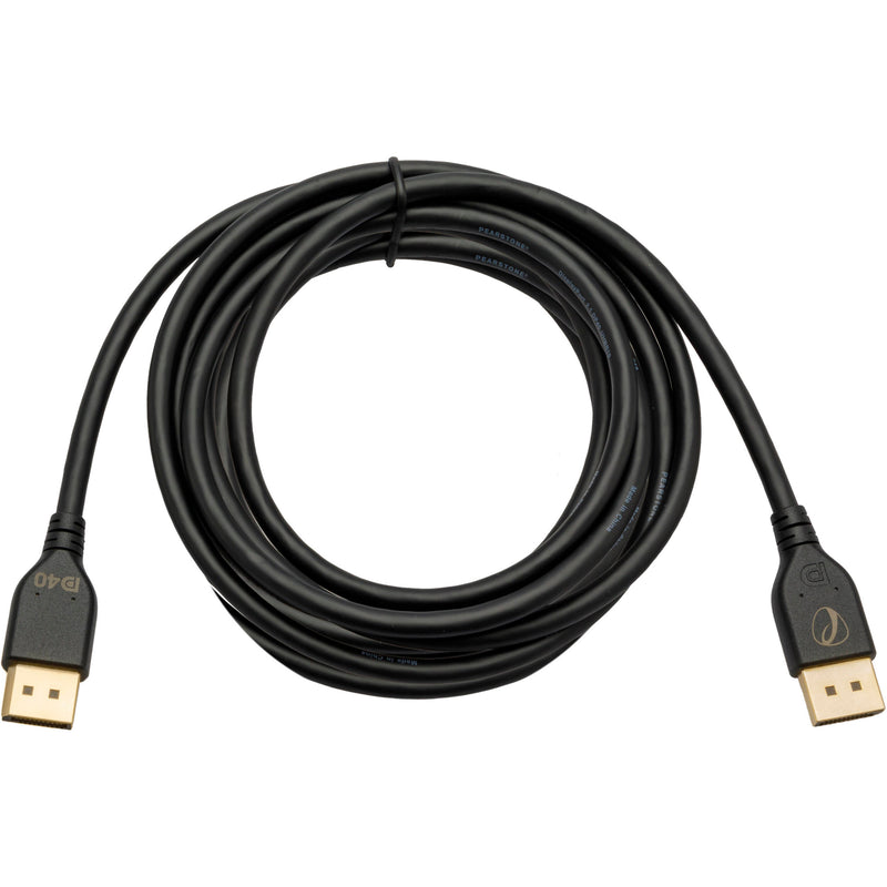 Pearstone DisplayPort 2.1 DP40 Male Cable (10')