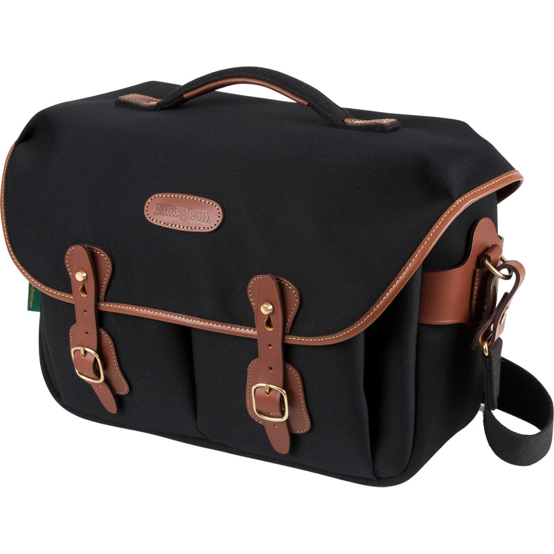 Billingham Hadley One Camera Bag (Black Canvas and Tan Leather)