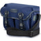 Billingham Hadley Small Camera Bag (Navy Canvas and Chocolate Leather Trim)