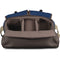 Billingham Hadley Shoulder Bag (Navy Canvas / Chocolate Leather Trim)