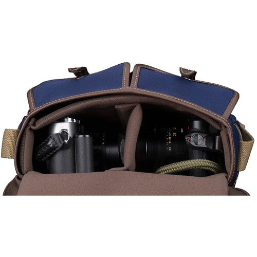 Billingham Hadley Small Camera Bag (Navy Canvas and Navy Leather Trim)