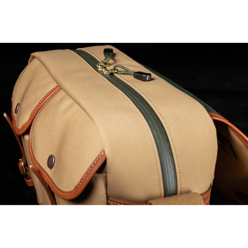 Billingham Mini Eventer Camera/Tablet Bag (Khaki Canvas / Tan Leather Trim, 9L)