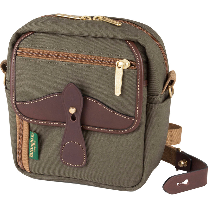 Billingham Pola Stowaway Camera Bag (Sage FibreNyte / Chocolate Leather Trim, 2.3)