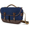 Billingham Mini Eventer Camera/Tablet Bag (Navy Canvas / Chocolate Leather Trim, 9L)