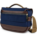 Billingham Mini Eventer Camera/Tablet Bag (Navy Canvas / Chocolate Leather Trim, 9L)