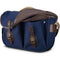 Billingham Hadley Pro Camera Bag (Navy Canvas / Chocolate Leather Trim, 8.5L)