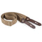 Billingham Sling Strap (Khaki Webbing / Chocolate Leather Attachments)