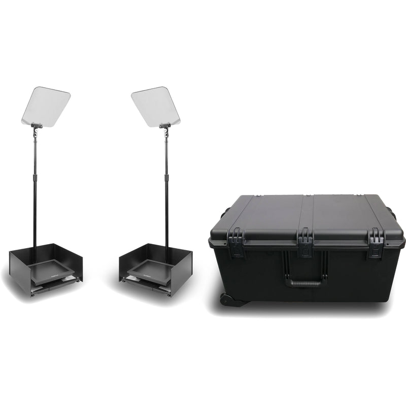 Prompter People StagePro Presidential 15" Teleprompter with Hard Case (Pair)