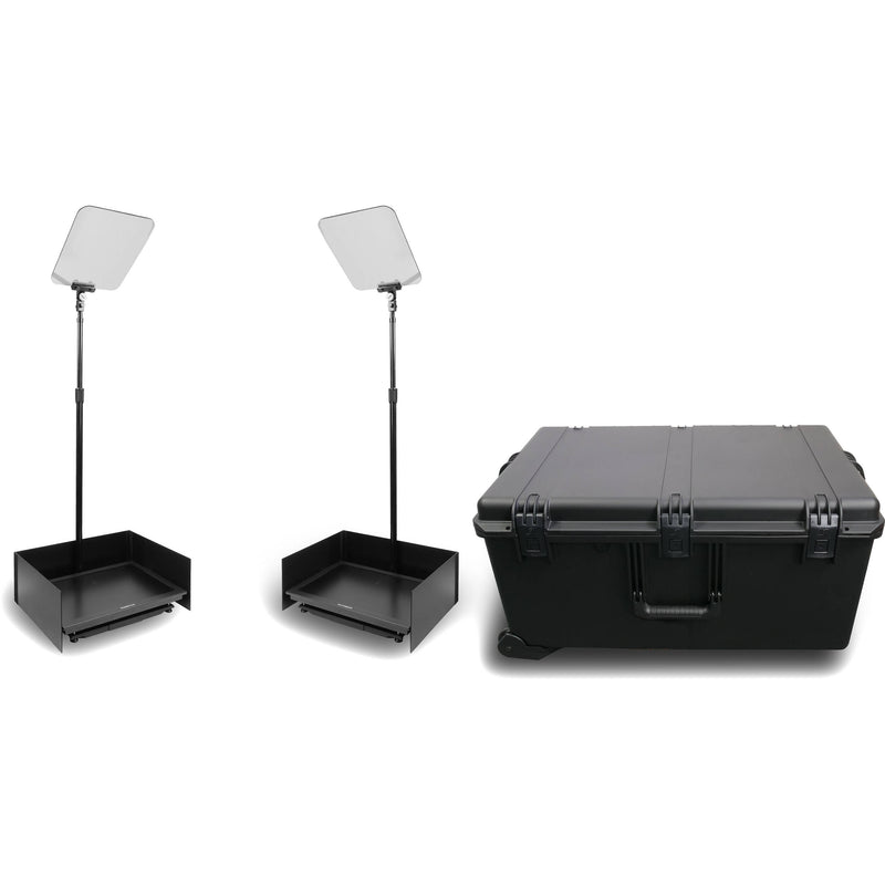 Prompter People StagePro Presidential 24" High-Bright Teleprompter with Hard Case (Pair)