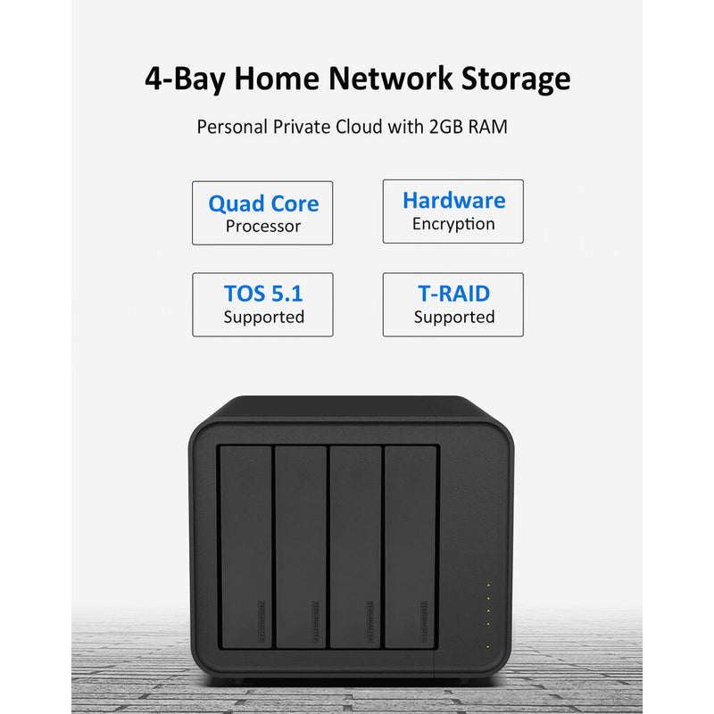 TerraMaster F4-212 2-Bay Home NAS Enclosure