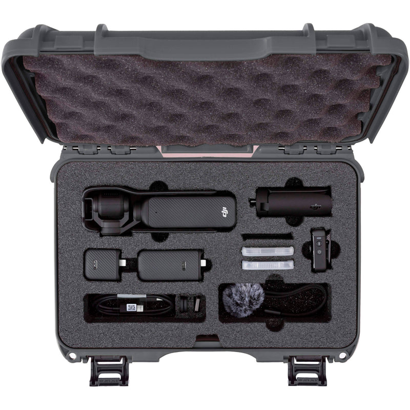 Nanuk 909 Hard Case with Foam Insert for DJI Osmo Pocket 3 (Graphite, 4.8L)