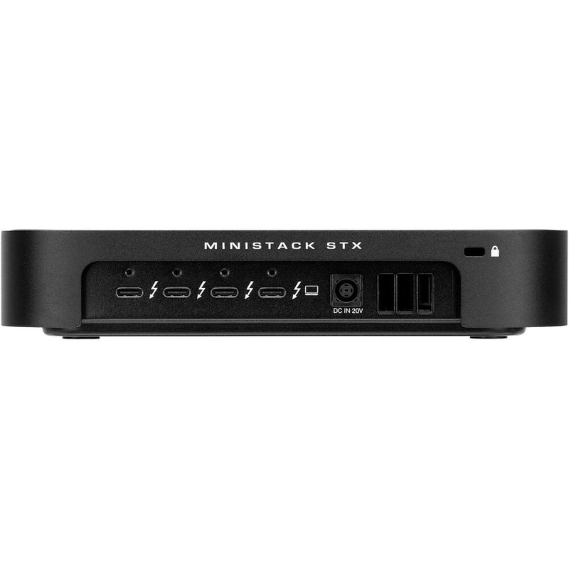 OWC 13TB miniStack STX & Thunderbolt Hub Xpansion (1TB SSD + 12TB HDD, Matte Black)