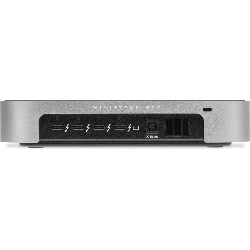 OWC 13TB miniStack STX & Thunderbolt Hub Xpansion (1TB SSD + 12TB HDD, Matte Silver)