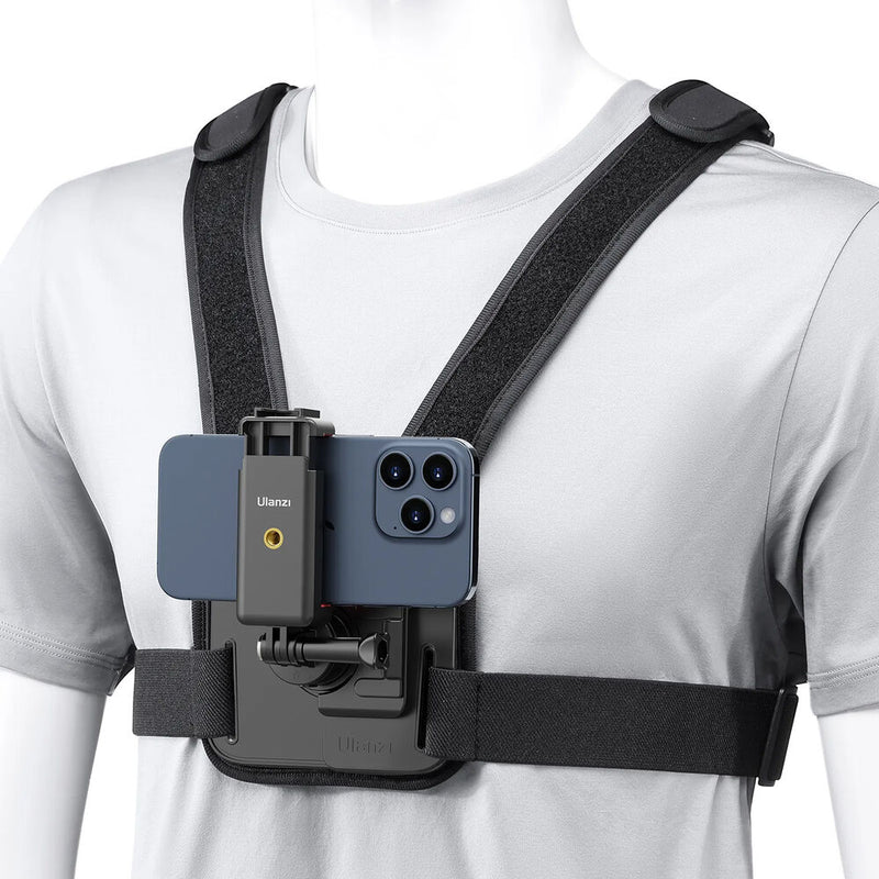 Ulanzi Go-Quick II Magnetic Chest Mount Harness for GoPro and Phone