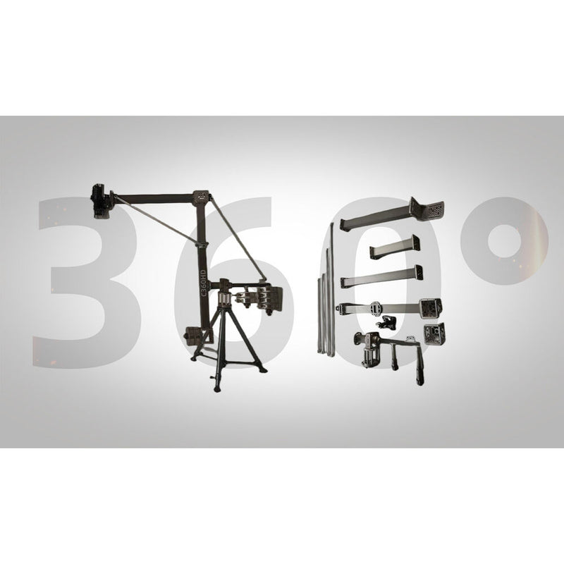 CineGearFactory C360HD-10 Heavy-Duty Rotating Rig with Case (3.3')