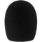 Radius Shotgun Microphone Foam Windscreen for 0.74 to 0.86" Diameter Microphones (Black, 1.9")