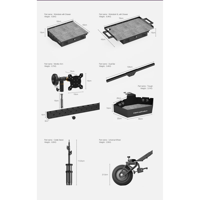 CineGearFactory Cobile Workstation Model Four