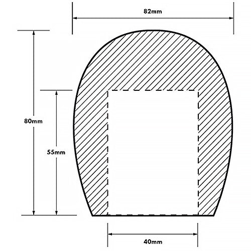 Radius Handheld Microphone Foam Windscreen (1.57 x 2.1")