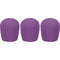 WindTech 900 Series Windscreens for 1-5/8" Diameter Microphones (3 Pack, Purple)