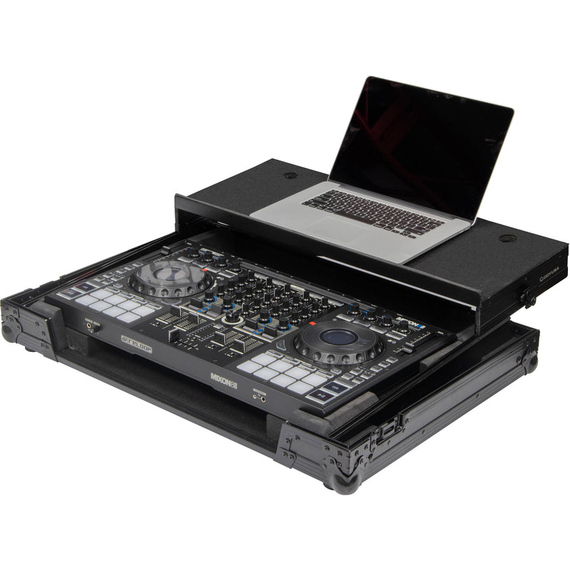 Odyssey Black Label Flight Case with Angle Glide Platform for Reloop Mixon 8 Pro DJ Controller