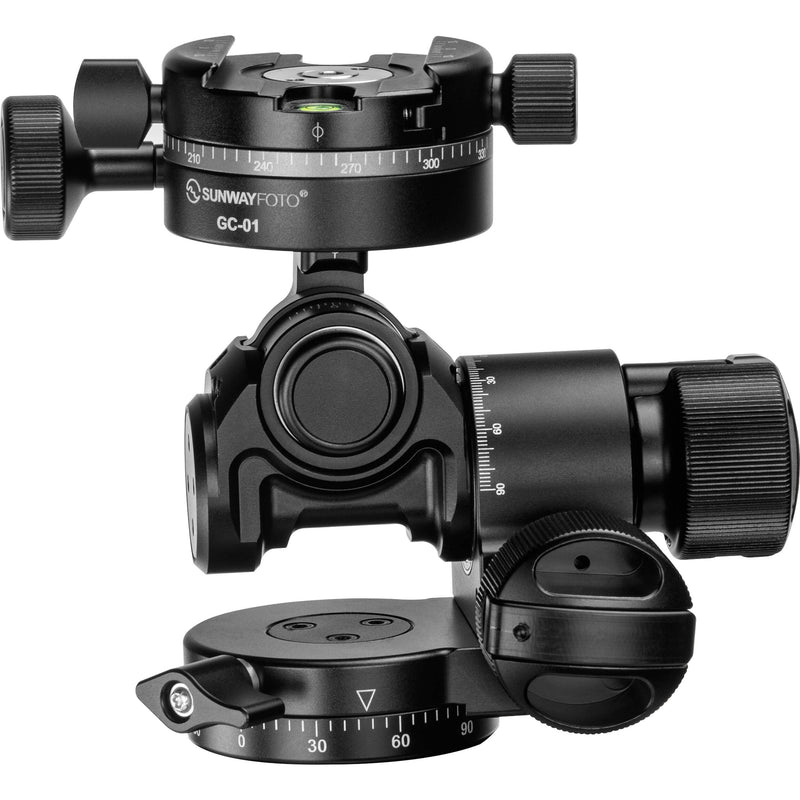 Sunwayfoto GH-PRO II+ 3-Way Geared Tripod Head